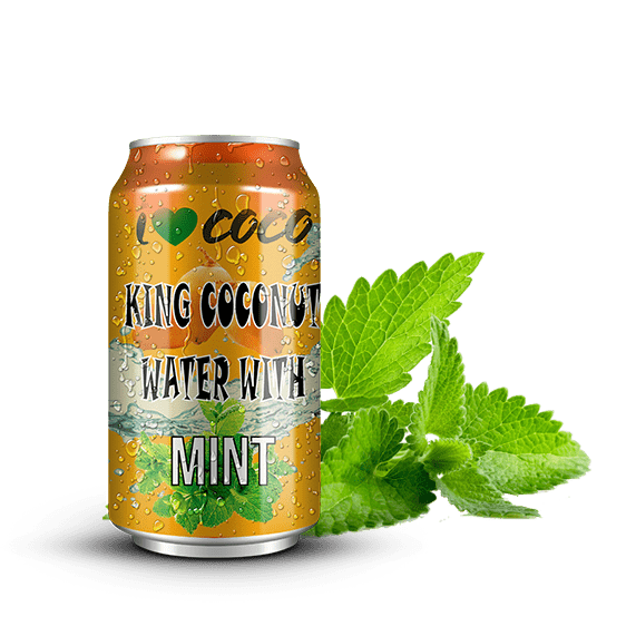 Organic & Fairtrade King Coconut Water with Mint