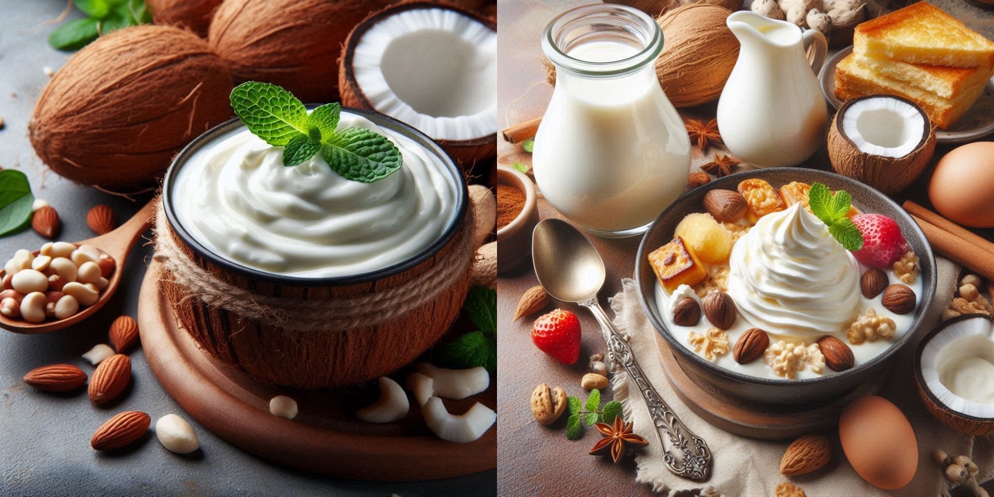 Evaporated Milk vs Heavy Cream: Nutritional Comparison Comparison of evaporated milk vs heavy cream in glass containers with nutritional labels