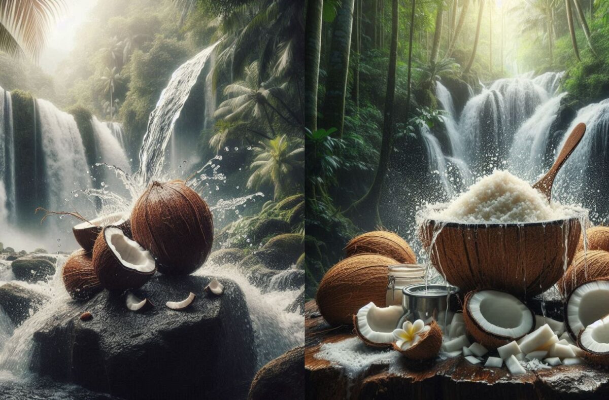 Various baked goods featuring grated coconut, showcasing top uses in baking