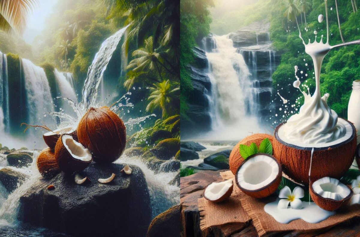 Delicious dishes enhanced with coconut cream uses , showcasing various uses in cooking